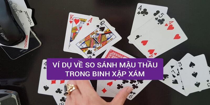 Ví dụ về việc so sánh Mậu Thầu là gì trong binh xập xám